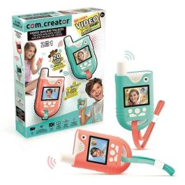 Canal Toys Walkie Talkies con Videollamada, Filtros y Efectos de Voz, Alcance 3 km, para 2 Jugadores, Edad +5 años, Azul y Rosa