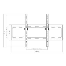 One For All WM2621 Soporte de Pared Inclinable 15° para TV LED/LCD de 32-84 pulgadas (81-213 cm) hasta 80 kg, Negro One For All WM2621 Soporte de Pared Inclinable 15° para TV LED/LCD de 32-84 pulgadas (81-213 cm) hasta 80 kg, Negro