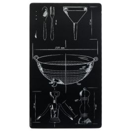 Cuisy Protector Vitrocerámica 52x30 cm para Cocina, Amplía Zona de Trabajo y Protege Superficies