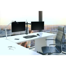 Kensington Brazo Doble Monitor SmartFit Ergo Extensible K55409WW, Soporte para 2 Pantallas hasta 34", 8 kg, Ajuste Ergonómico, Negro