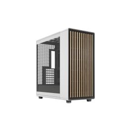 Fractal Design FRA7340172709473 Caja PC Torre ATX North XL RC Chalk White con Panel Cristal Templado (TG), USB-C y 2x USB 3.0
