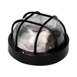 Aplique redondo negro 1xe27 40 W ø18,5x10,4cm modelo tarragona. ip54 Precio: 6.50000021. SKU: S7915530