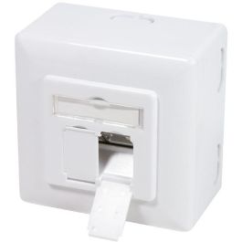 LogiLink NP0039A Toma de Red Cat 6 RJ-45 Metálico Blanco