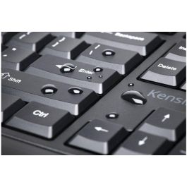 Kensington K75230Es Kit Teclado y Ratón Inalámbrico Español Negro, USB, Resistente a Salpicaduras, con Teclado Numérico y Ratón Láser 1200 ppp. Kensington K75230Es Kit Teclado y Ratón Inalámbrico Español Negro, USB, Resistente a Salpicaduras, con Teclado Numérico y Ratón Láser 1200 ppp.