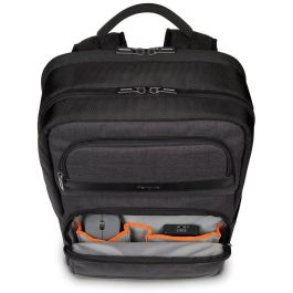 Targus Mochila Citysmart Advanced para Portátil 15.6 pulgadas Negra/Gris, Protección Acolchada, Dorso Ergonómico y Transpirable