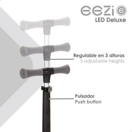 Patinete Colorbaby Poliuretano Aluminio Negro