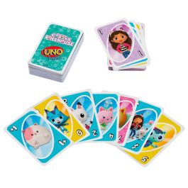 Mattel Games JLH17 UNO Junior La Casa de Gabby Juego de Cartas