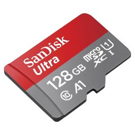 Sandisk Tarjeta MicroSDXC Ultra 128GB 140MB/s UHS-I Clase 10 con Adaptador SDSQUNS-128G-GN6MA