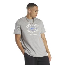 Camiseta de Manga Corta Hombre Reebok GS Not Spectator Sport SS Gris 42,5