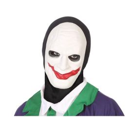 Máscara de Payaso Asesino Blanco con Capucha - Terrorífica para Halloween y Disfraces Precio: 1.49999949. SKU: S1130440