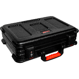 GATOR Estuche Rígido para Pedalera Neural DSP Quad Cortex TSA Viaje - ABS con Interior de Espuma EVA y Tricot Rojo