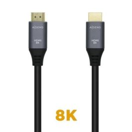 Aisens Cable Hdmi V2.1 Premium Alta Velocidad Hec 8K@60Hz 48 grbps A-M - A-M Gris-Negro 2,0 M Precio: 6.50000021. SKU: B14MPBBVKK