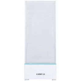 Lian Li SUP01 Caja Ordenador Gaming ATX Cristal Templado Blanco - Diseño Vertical Compacto con Refrigeración Optimizada
