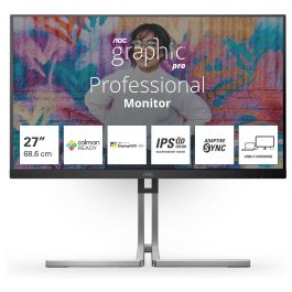 AOC Q27U3CV Monitor 27" Quad HD IPS con USB-C, HDMI y DisplayPort - Negro Precio: 376.50000025. SKU: B174M659Q3