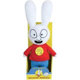 Jemini Peluche Musical Simon el Conejito 30 cm Canta Canción 'Caca de Pudín' Serie TV Superficie Lavable +12 Meses