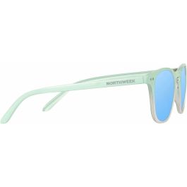 Northweek Gafas de Sol WALL GRADIANT PALE MINT GREEN & PINK, Gafas de Sol Cuadradas con Cristal Polarizado, Unisex, Montura Verde