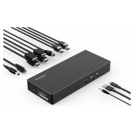 Kensington SD4781P Replicador de Puertos USB-C/A Dual 4K con Suministro de Potencia de 100W