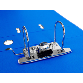 Liderpapel Documenta Archivador de Palanca A4 Forrado PVC con Rado Lomo 75mm Azul, Cartón, 2/75 mm, Dimensiones 80x320x290 mm