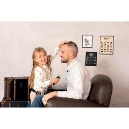 Smoby Cinturón de Peluquero para Niños y Niñas con 10 Accesorios: Tijeras, Maquinilla, Secador Electrónico y Espejo para Jugar