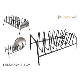 Confortime Organizador de Sartenes Negro 35.8 x 17.2 x 13.4 cm (12 Unidades) Precio: 41.50000041. SKU: B159SAQX8Y