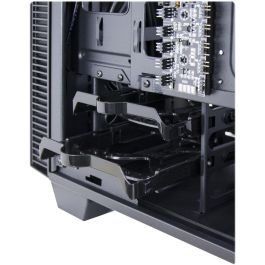Inter-Tech X-608 Infinity Micro Torre PC Vidrio Templado Micro ATX ITX con Ventana e Iluminación RGB Gaming