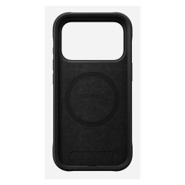 Nomad Funda iPhone 17 Pro, Rugged Leather Case de Cuero Horween Negro - Compatible con MagSafe, Resistente a Caídas