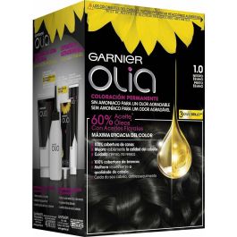 Garnier Olia Coloración Permanente #1,0 Negro Ebano 4 Pz Garnier Olia Coloración Permanente #1,0 Negro Ebano 4 Pz