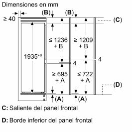Nevera BOSCH KIN96VFD0 194 Blanco