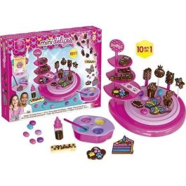Lansay Mini Délices Taller de Chocolate 10 en 1 para Cocina Creativa y Actividades Artísticas, crea 10 tipos de golosinas, bombones y piruletas, +6 años