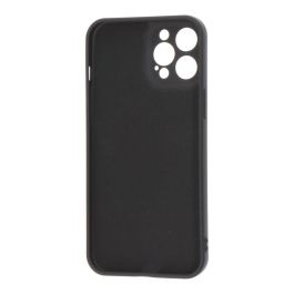 Carcasa negra de plástico soft touch para iphone 12 pro max