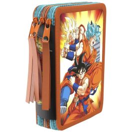 CYP BRANDS Plumier triple Dragon Ball, estuche escolar con 39 piezas: lápices, rotuladores, bolígrafos y accesorios. Precio: 15.49999957. SKU: B1FRNFMKRD