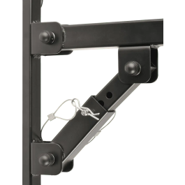 QUIKLOK Soporte Escuadra Altavoz De Pared (Par) Inclinación Ajustable Negro Acero 40kg