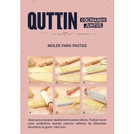 Molde para pastas cuadradas pequeño Quttin (24 Unidades) Molde para pastas cuadradas pequeño Quttin (24 Unidades)