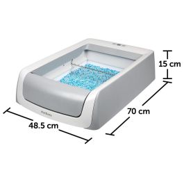 Petsafe ScoopFree Automático 1.5 - Kit Tapa y Arena Autolimpiable para Gatos con Control de Olores y 4 Semanas de Autonomía