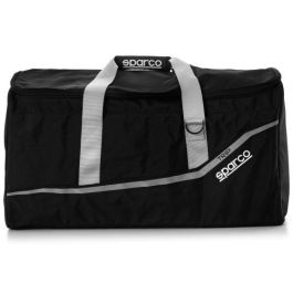 Sparco S016439NRSI Bolsa de Viaje Kit para Carreras Mediana 89L Doble Compartimento Cierre Acolchado Reforzada Negro-Silver Sparco S016439NRSI Bolsa de Viaje Kit para Carreras Mediana 89L Doble Compartimento Cierre Acolchado Reforzada Negro-Silver