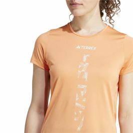 Camiseta de Manga Corta Mujer Adidas Agravic Shirt Naranja