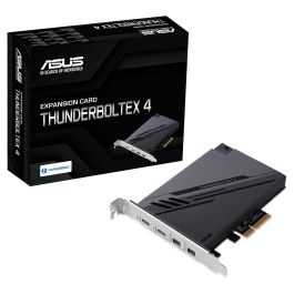 ASUS ThunderboltEX 4 Tarjeta de Expansión PCIe Thunderbolt 4 USB 3.2 Gen 2 Mini DisplayPort Intel JHL8540 Negro 40 Gbit/s