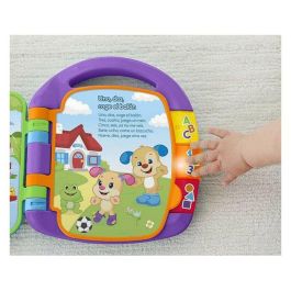 Mattel Libro de Aprendizaje Interactivo Perrito con Luces y Sonidos, para bebés 4 meses a 3 años, Pilas AA Incluidas, Modelos Surtidos