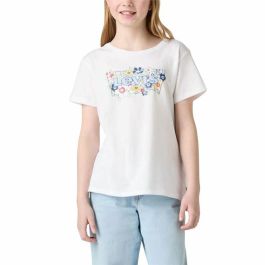 Camiseta de Manga Corta Infantil Levi's Lvg Ss Batwing Fill Blanco