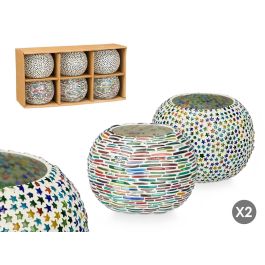 Portavela Ovalado Rayas Estrellas Surtidos Mod Giftdecor 12X8CM (12 Unidades) Precio: 36.88999963. SKU: B1CZ3MAHLC