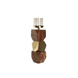 Portavela Moderno DKD Home Decor Dorado Marron 10 x 40.5 x 10 cm Precio: 44.5000006. SKU: S3044927