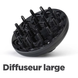 Babyliss Secador de Pelo Power Dry D563DE - 2100W - Motor DC - Secador Profesional con Difusor y Concentrador