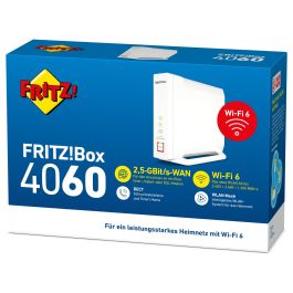 AVM FRITZ!Box 4060 Router Wi-Fi 6 Tribanda Gigabit Ethernet Blanco