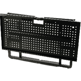 Quiklok Estación de Trabajo DJ Plegable de Acero, Ajustable en Altura 64-97cm para Equipos - 90kg Carga Máxima
