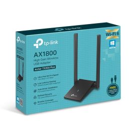 TP-Link TX20U Plus Adaptador USB WiFi 6 AX1800 Dual Band 5 GHz / 2.4 GHz 802.11a/b/g/n/ac/ax para PC