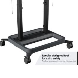 Vogels Carro con Soporte Motorizado para Pantalla RISE5205 Negro para Pantallas de hasta 86" y 120 kg