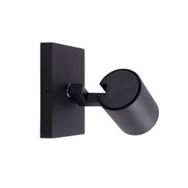 Lumiastra LUM-P1GU10-B Aplique de Pared Orientable de Aluminio para 1 Bombilla GU10 Uso Interior