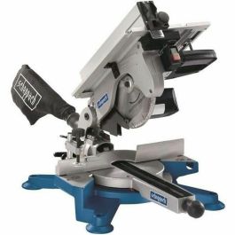 Scheppach HM100T Sierra Ingletadora Pendular con Mesa Superior, Hoja de Carburo 254mm 60 Dientes, Potencia 1800W