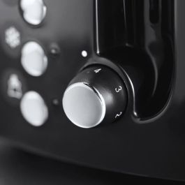 Russell Hobbs 22601-56 Tostador Textures Plus, Negro Mate/Alto Brillo, Ranuras Extra Largas, Función Pan Congelado, Ajuste de Tueste Russell Hobbs 22601-56 Tostador Textures Plus, Negro Mate/Alto Brillo, Ranuras Extra Largas, Función Pan Congelado, Ajuste de Tueste