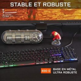 The G-LAB KRYPTON - Teclado AZERTY y Ratón Gaming con Cable, RGB, Anti-Ghosting, 3200 dpi para PC, PS4, Xbox One, Mac The G-LAB KRYPTON - Teclado AZERTY y Ratón Gaming con Cable, RGB, Anti-Ghosting, 3200 dpi para PC, PS4, Xbox One, Mac